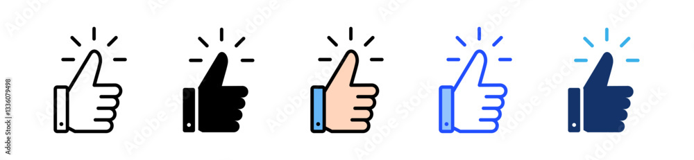 Like Icon Set With Multiple Style Collection Like Icon Set With Multiple Style Collection