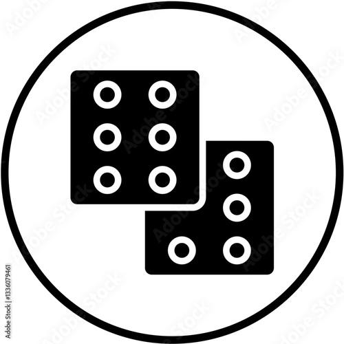 Dice Vector Design Icon Style