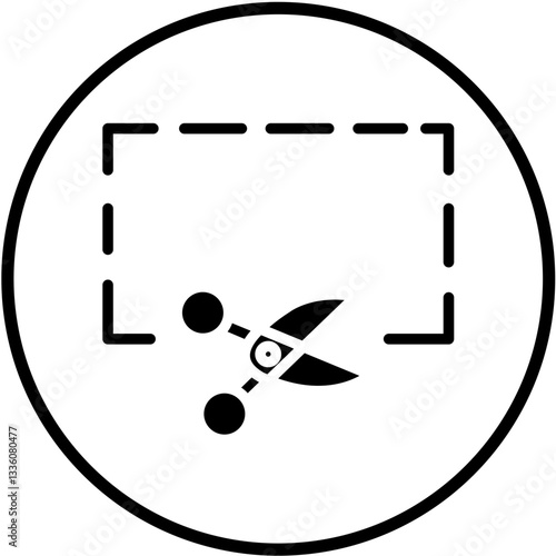 Coupon Cutter Vector Design Icon Style