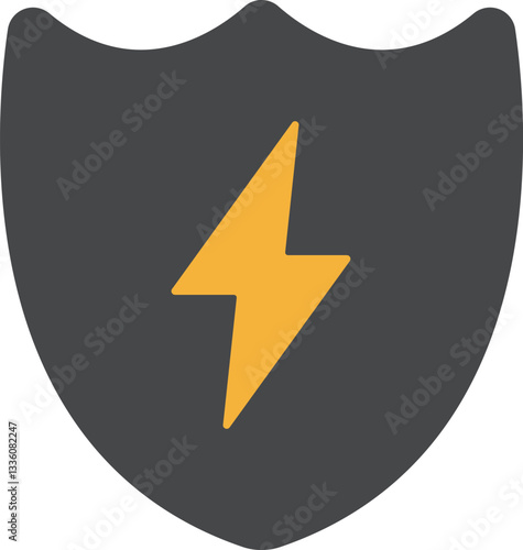 静電気防止のアイコンイラスト