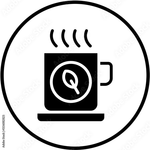 Green Tea Vector Design Icon Style