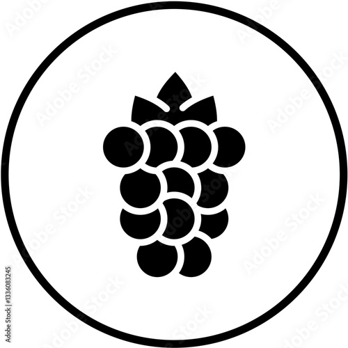 Raspberries Vector Design Icon Style