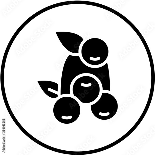 Cranberries Vector Design Icon Style