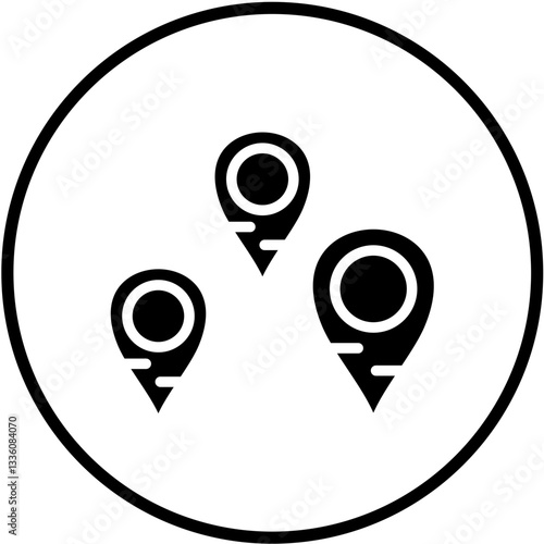 Geotag Vector Design Icon Style