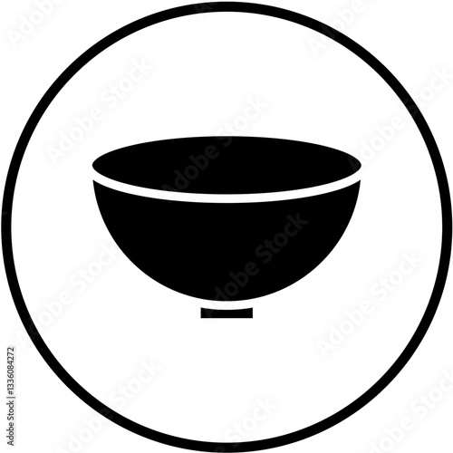 Vector Design Bowl Icon Style