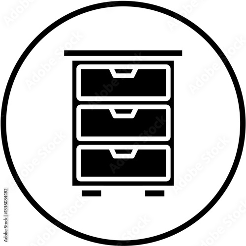 Vector Design Cupboard Icon Style