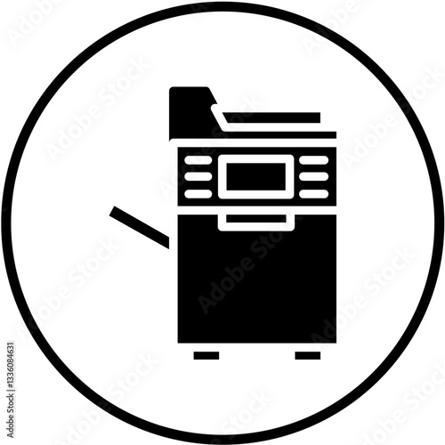 Vector Design Photocopier Icon Style