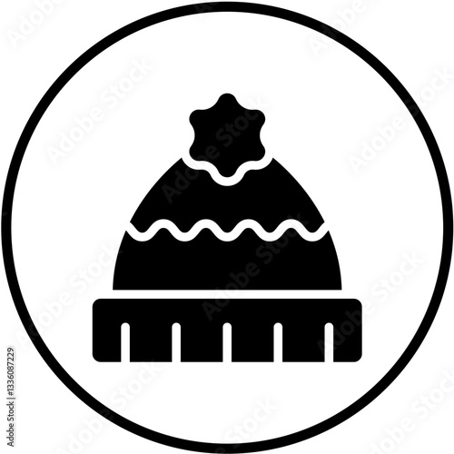 Vector Design Winter Hat Icon Style