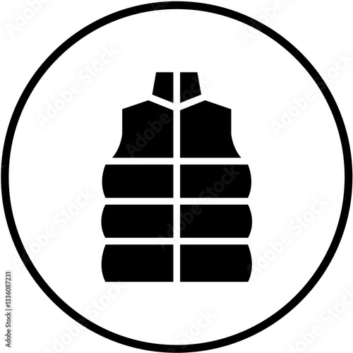 Vector Design Coat Vest Icon Style