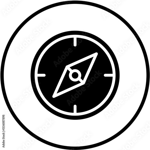 Vector Design Compass Icon Style