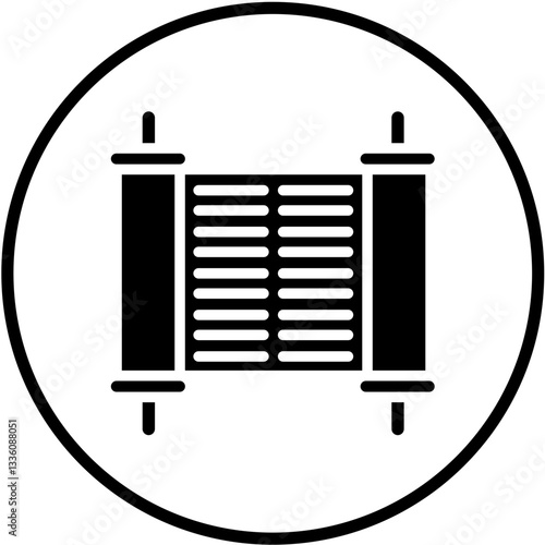 Vector Design Torah Icon Style