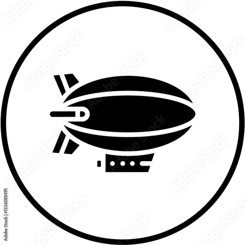 Vector Design Zeppelin Icon Style