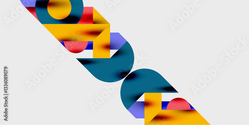 Vibrant abstract background circles with smooth gradients, creating a dynamic and modern design. Ideal for creative, tech, or contemporary-themed projects