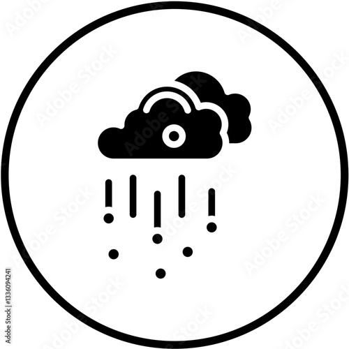 Vector Design Hail Icon Style