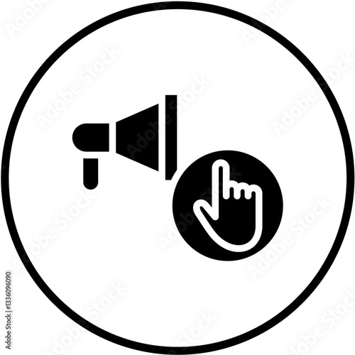 Vector Design Ad Blocker Icon Style