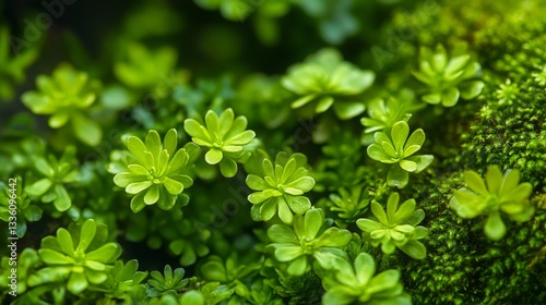 close up of green leaves