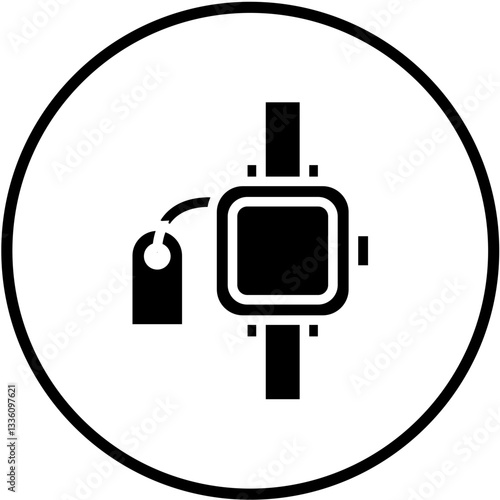 Vector Design Wristwatch Sale Icon Style