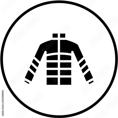 Vector Design Winter Coat Icon Style