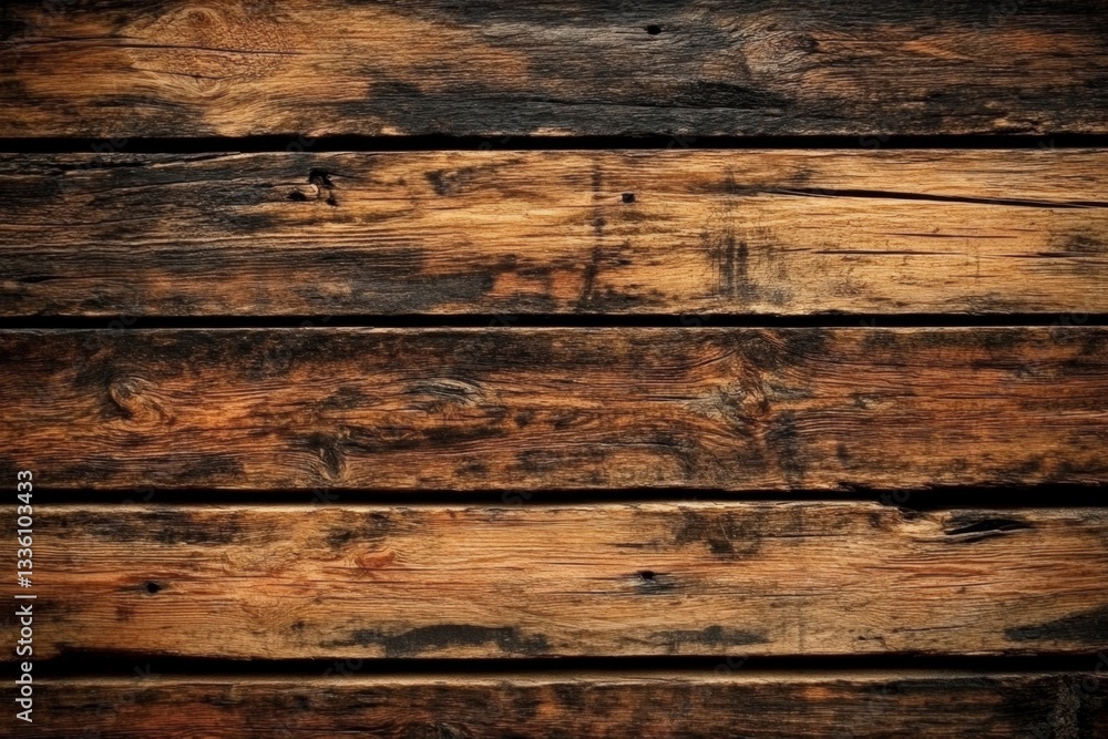 Fototapeta premium Weathered Wooden Plank Wall Texture