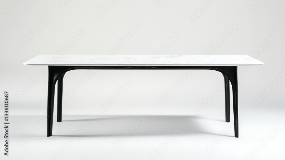 Modern White Marble Dining Table Modern White Marble Dining Table