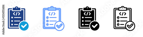 Compliance icon set multiple style collection