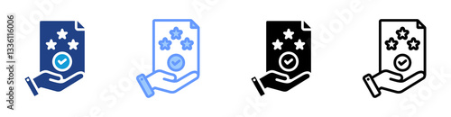 Sla icon set multiple style collection