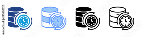 Rto icon set multiple style collection