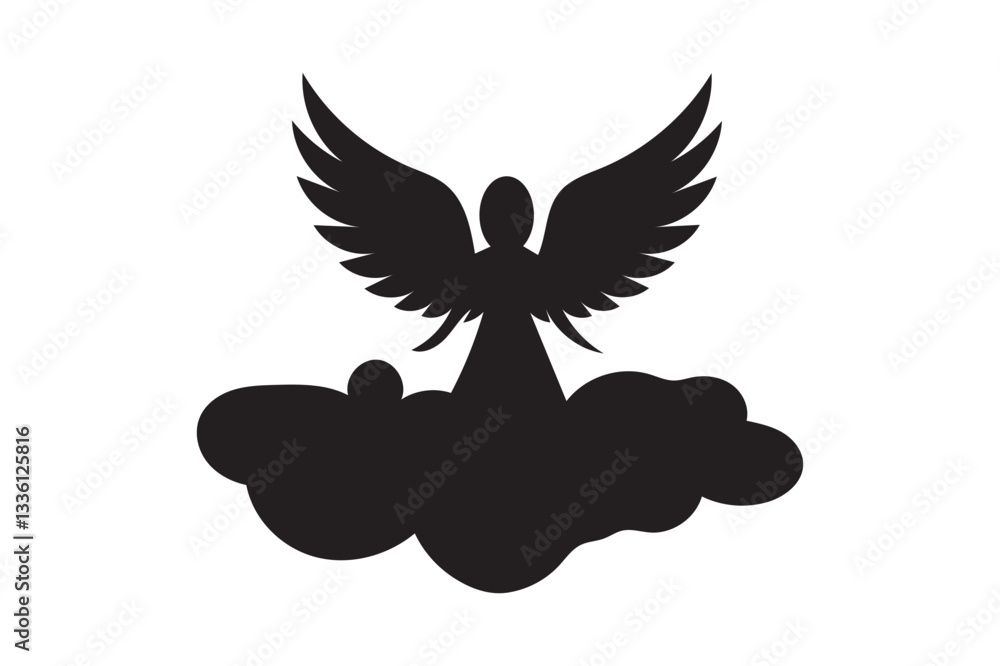 Obraz premium angel wings vector illustration
