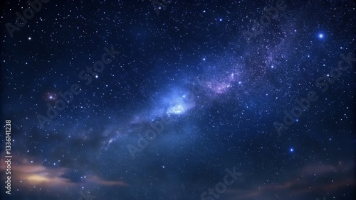 Wallpaper Mural  Space scene with planets, stars and galaxies. Panorama Ai generated image  Torontodigital.ca