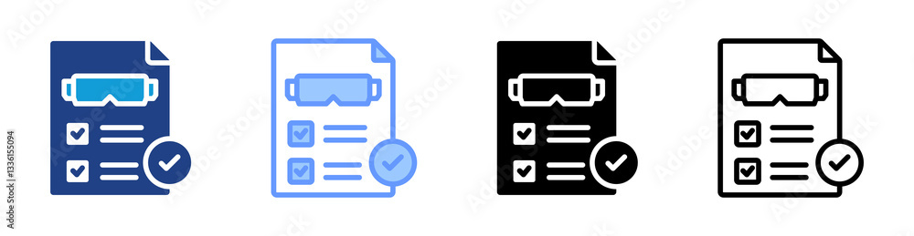 Spatial Data Validation icon set multiple style collection Spatial Data Validation icon set multiple style collection
