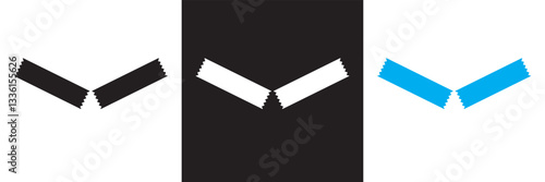 Packet soluble powder icon . Vector illustration. isolated on white and black background. EPS 10
