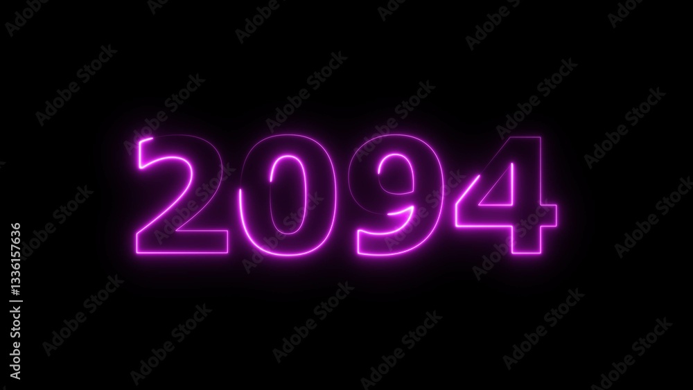 2094 Sal neon text background, Glowing neon business number illustration. 2094 Sal neon text background, Glowing neon business number illustration.