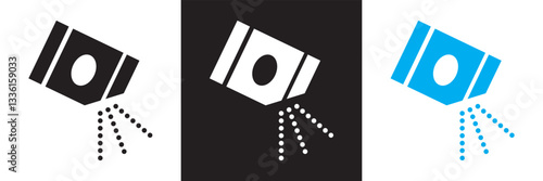 Packet soluble powder icon . Vector illustration. isolated on white and black background. EPS 10