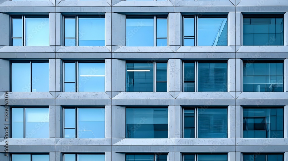 image of windows in morden office building image of windows in morden office building