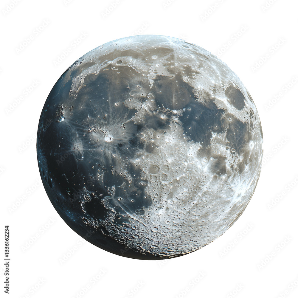 Luminous Moon on Serene White Canvas, a tranquil celestial presence, evoking calmness and simplicity in a minimalist design isolated on a white background Luminous Moon on Serene White Canvas, a tranquil celestial presence, evoking calmness and simplicity in a minimalist design isolated on a white background