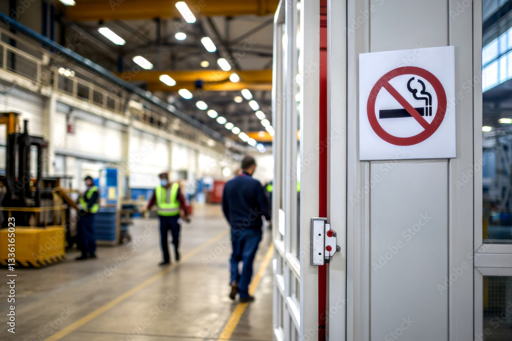 Fototapeta premium A warehouse interior featuring a 
