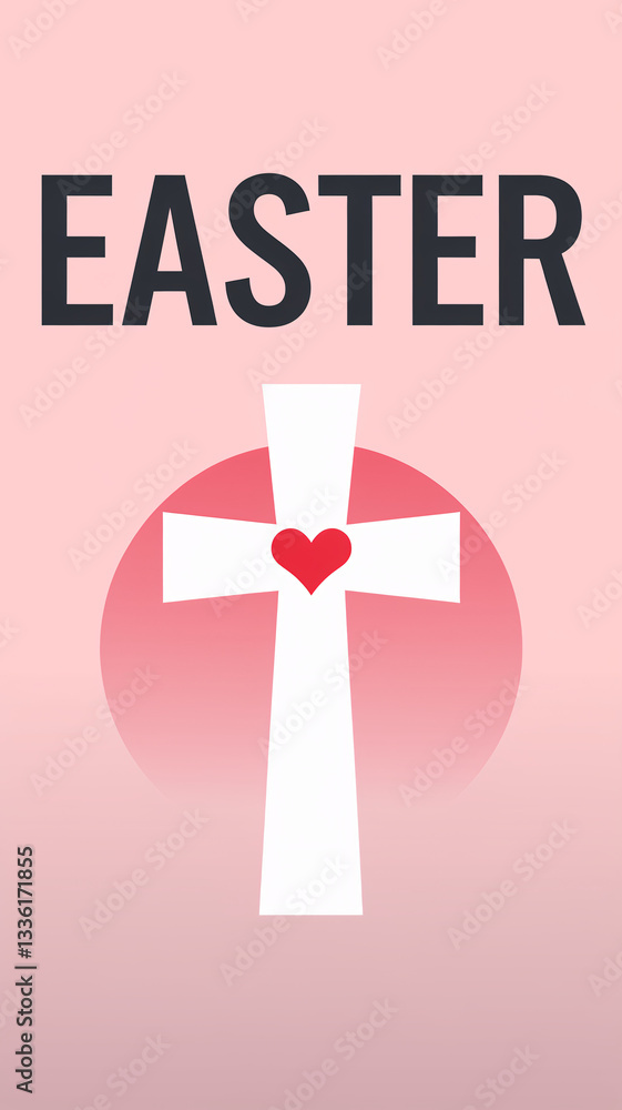 Obraz premium Easter Cross