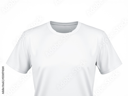 Wallpaper Mural blank white short-sleeve t-shirt mockup Torontodigital.ca