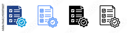 Creditworthiness Standard icon set multiple style collection