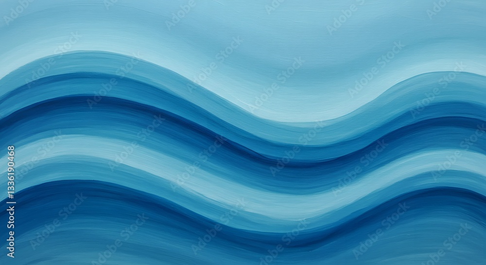 Serene Aquatic Wave Texture - Abstract Shades of Blue Background Design Serene Aquatic Wave Texture - Abstract Shades of Blue Background Design