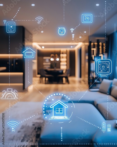 digital connection Smart Home and IoT Connectivity