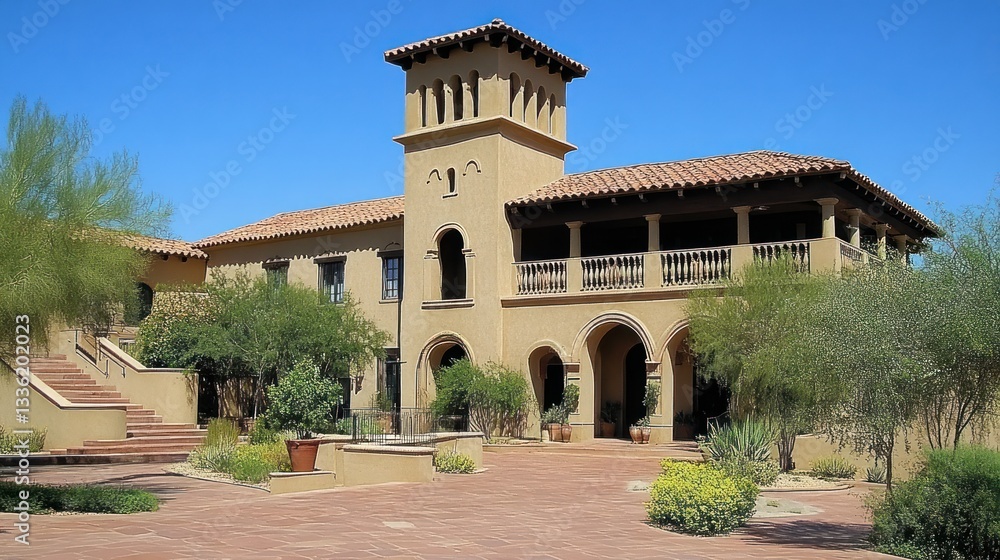Stunning Spanish-style Architecture in Arizona Desert Stunning Spanish-style Architecture in Arizona Desert