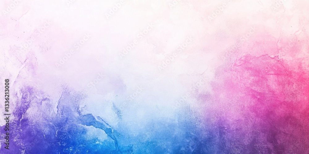 Fototapeta premium Chromatic Symphony: A vibrant and dynamic display of colors, blending seamlessly across the canvas, evoking feelings of serenity and imagination. The artwork has a unique blend of blues, pinks.
