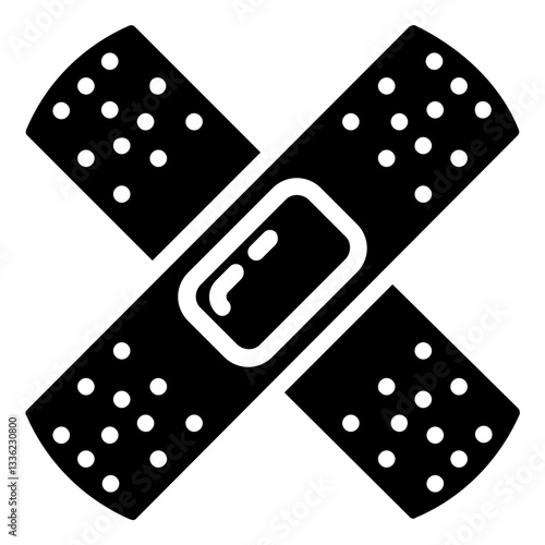 adhesive vector glyph icon