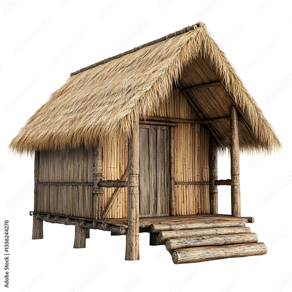 Thatch roof bamboo hut tropical island home rustic design, Thatch roof bamboo hut tropical island home rustic design,