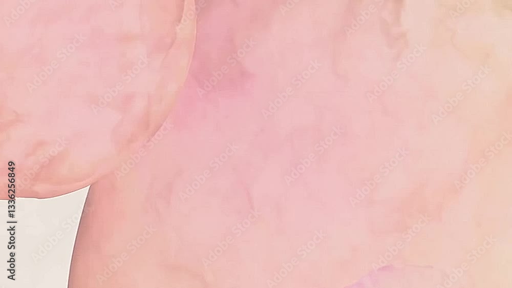 abstract circles on a pink surface