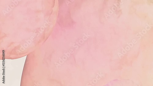 abstract circles on a pink surface