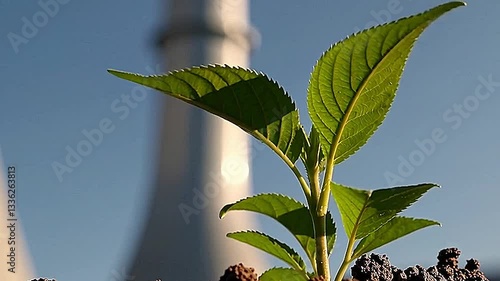 green leaves on the ground