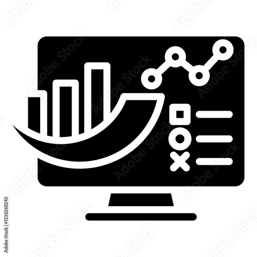 Growth glyph icon