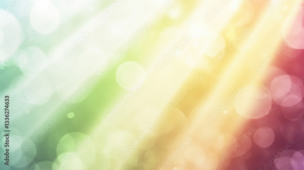 Soft Gradient Background with Colorful Light Effects and Bokeh Soft Gradient Background with Colorful Light Effects and Bokeh
